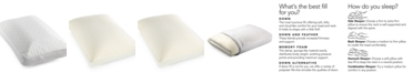 Lauren Ralph Lauren CLOSEOUT! Latex Fusion Memory Foam Gusseted Pillow, Crystalline&trade; Odor Free Technology